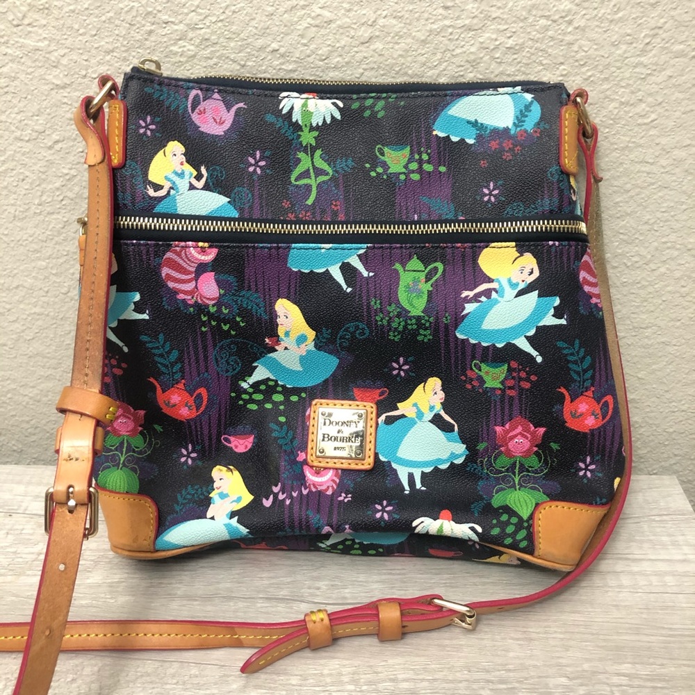Alice in wonderland purse Dooney and Bourke